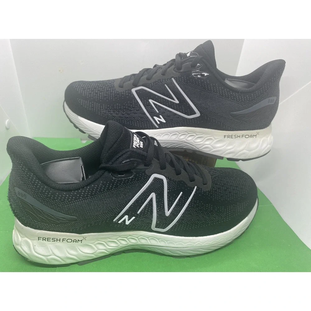 New Balance Fresh Foam X 880 V12 Black Running Shoes Mens 10.5 2E M880B12